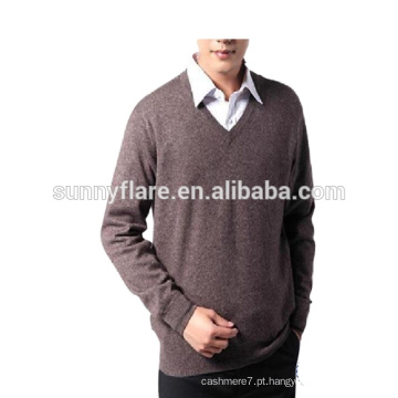 Camisola casual de cashmere V Neck de alta qualidade